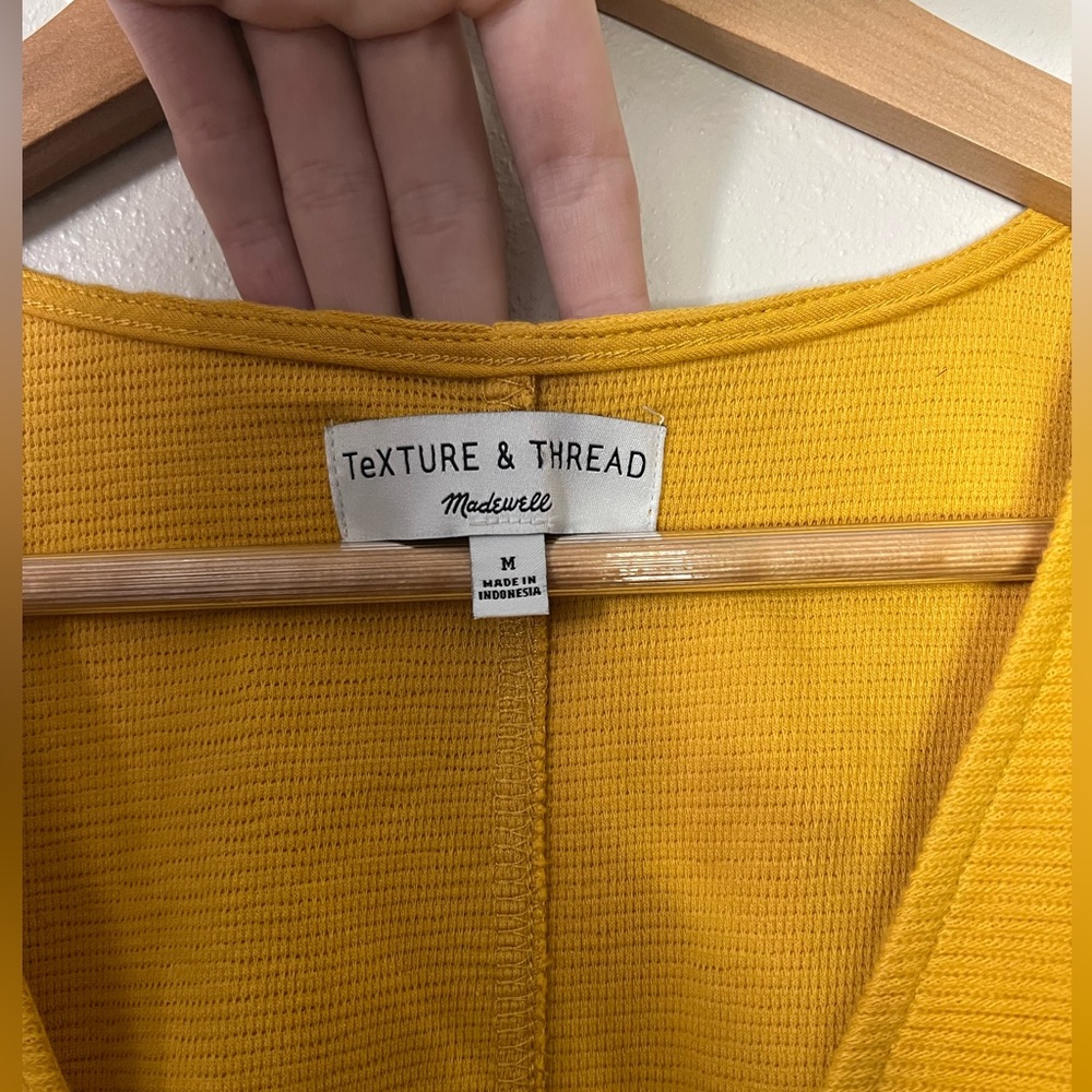 Texture & Thread / Madewell Button-Front Tank Dress - Picture 3 of 3